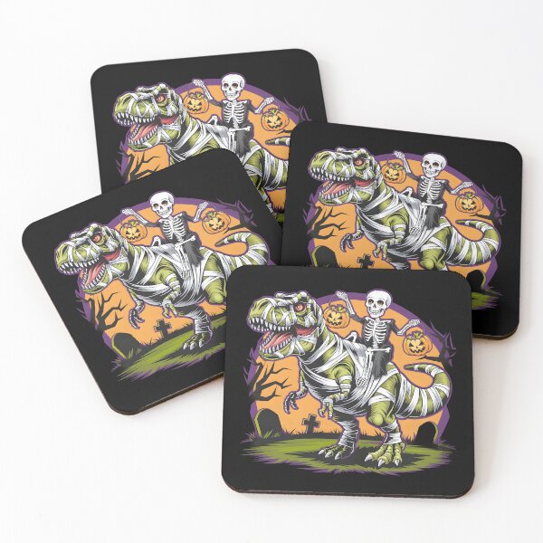 Item preview, Mummy T Rex Halloween Skeleton designed and sold by Playful-Monster.