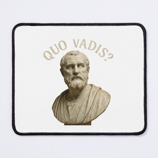 Item preview, Copy of QuoQuo Vadis Latin Quote Classical Philosopher Marble Bust designed and sold by Supergrafix07.