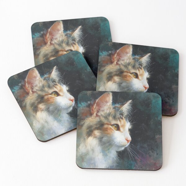 Item preview, Classical Calico Cat Oil Painting Portrait designed and sold by Paolo-Bandal.