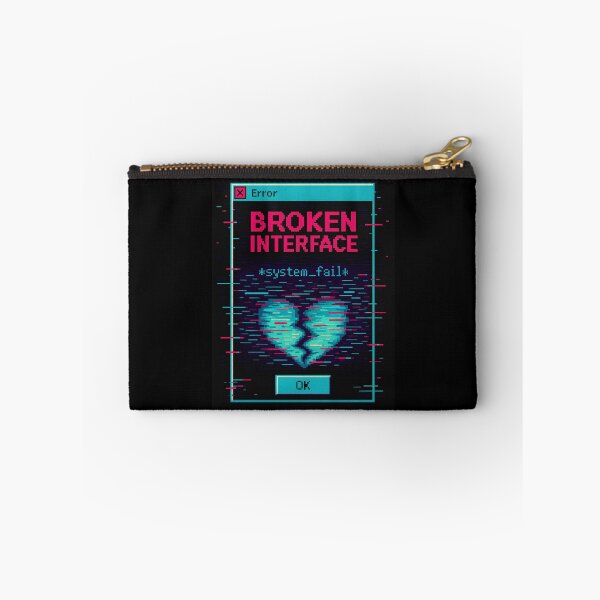 Item preview, Broken Interface.exe – Retro System Failure Glitch Window designed and sold by JupiterGlitchEmpire.