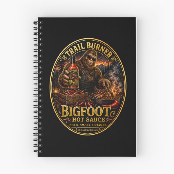 Item preview, Trail Burner Bigfoot Hot Sauce Vintage Campfire designed and sold by Bigfoot Fuel Co.