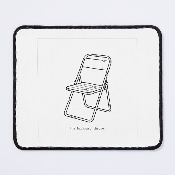 Item preview, Backyard Wrestling Steel Folding Chair Minimalist Art designed and sold by DuckOddity.