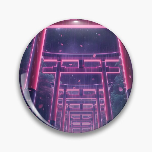 Item preview, Neon Torii Ascent - Cyberpunk Floating Torii Gates designed and sold by UnRealS.
