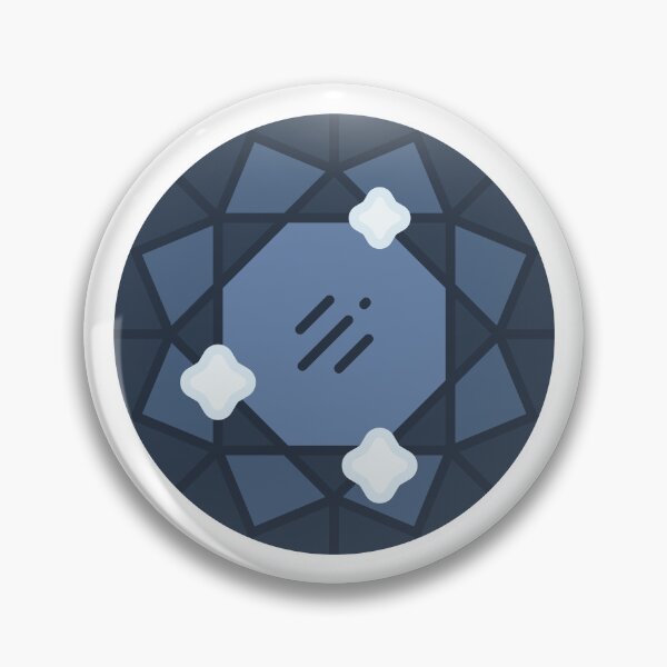 Item preview, Black Diamond - Dark Gemstone Sticker for Modern & Bold Style designed and sold by Tr Creative Design.