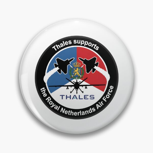 Item preview, Thales Support for the Royal Netherlands Air Force Commemorative Emblem designed and sold by CharlieDesings.