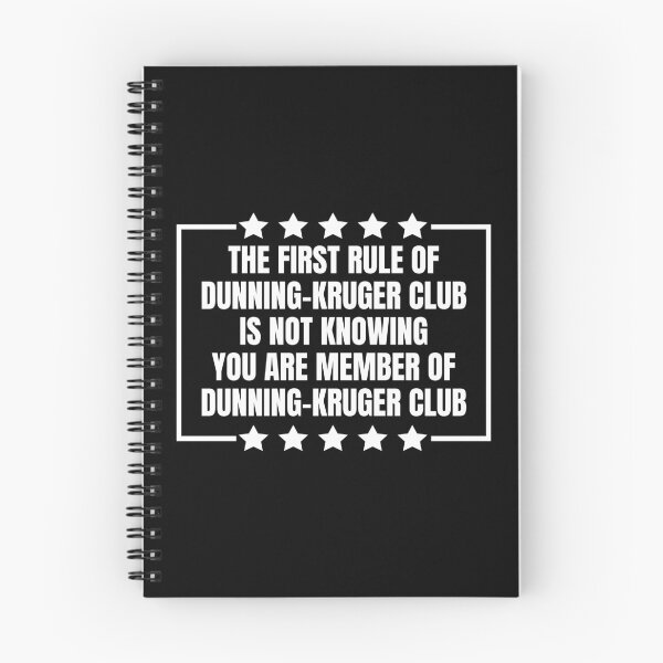 Item preview, Dunning-Kruger Club designed and sold by Dondonmart.