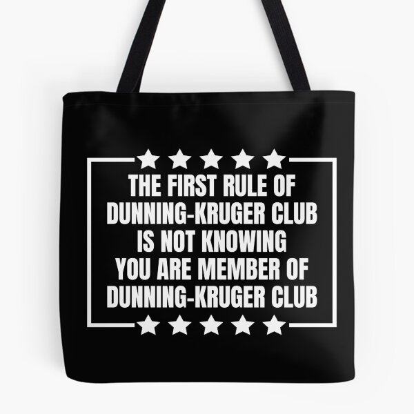 Item preview, Dunning-Kruger Club designed and sold by Dondonmart.