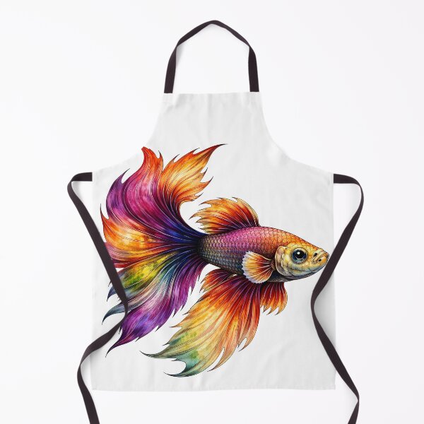 Item preview, Colorful Betta Fish designed and sold by Shelley Loewnau-Jones Studio.