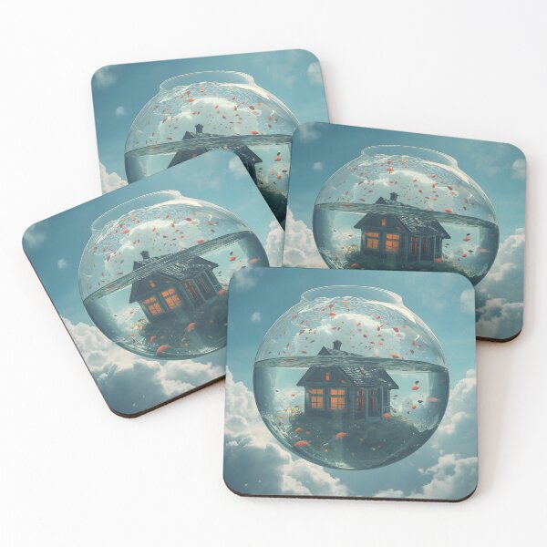 Item preview, The Floating Aquarium Home - Cozy Fishbowl House designed and sold by UnRealS.