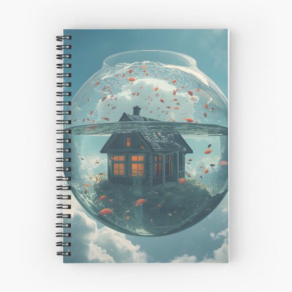 Item preview, The Floating Aquarium Home - Cozy Fishbowl House designed and sold by UnRealS.