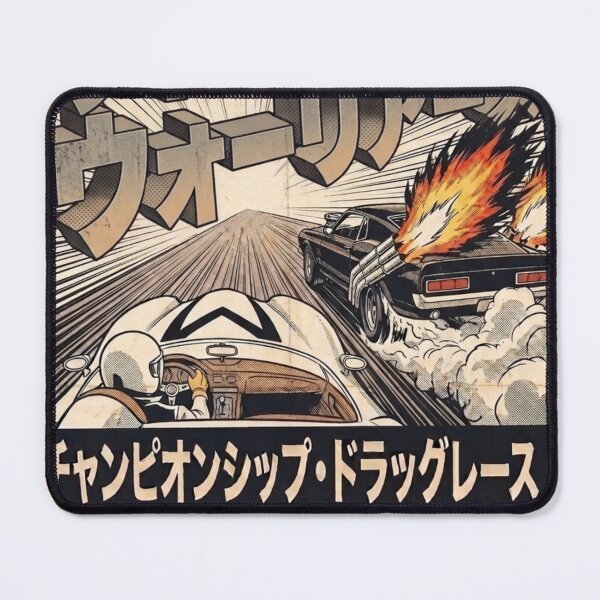 Item preview,  Vintage 70s Japanese Racing Poster - Retro Manga Style Motorsport designed and sold by zumerdiego.