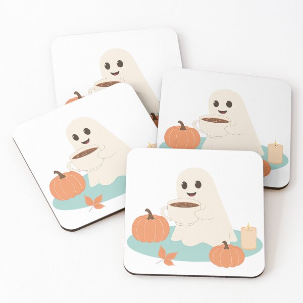 Item preview, The ghost drinks cocoa designed and sold by AillustriaAK.