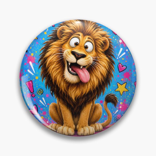 Item preview, Goofy Cartoon Lion Splash Art designed and sold by Rohan132.