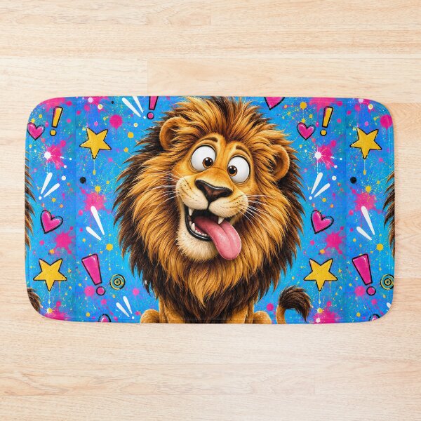Item preview, Goofy Cartoon Lion Splash Art designed and sold by Rohan132.