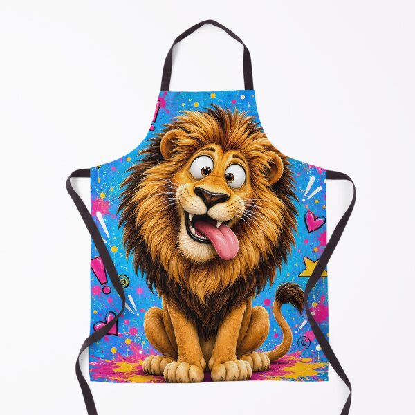 Item preview, Goofy Cartoon Lion Splash Art designed and sold by Rohan132.