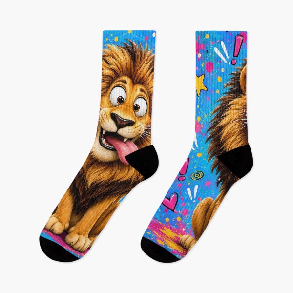 Item preview, Goofy Cartoon Lion Splash Art designed and sold by Pure Craft.