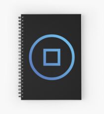RYO Currency $RYO Crypto Currency Icon - Black Spiral Notebook