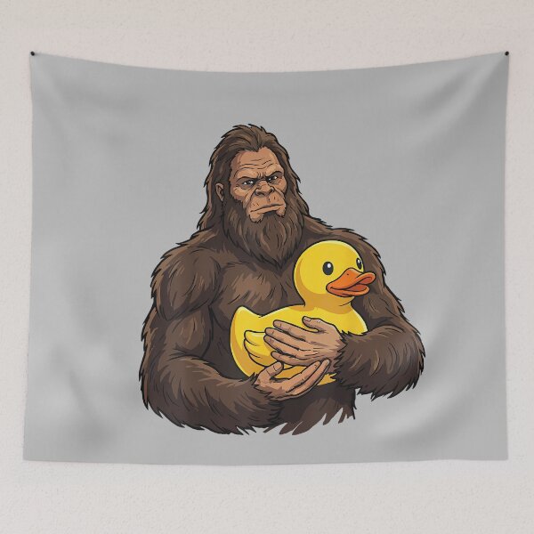 Item preview, Bigfoot Holding Rubber Duck designed and sold by mjohnson9.