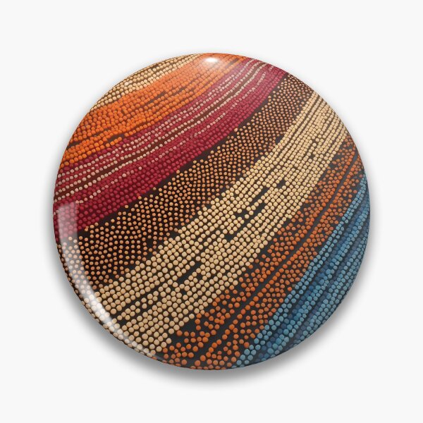 Item preview, Aboriginal Inspired Dot Art - With The Multicolored Streams designed and sold by GrinGalore.