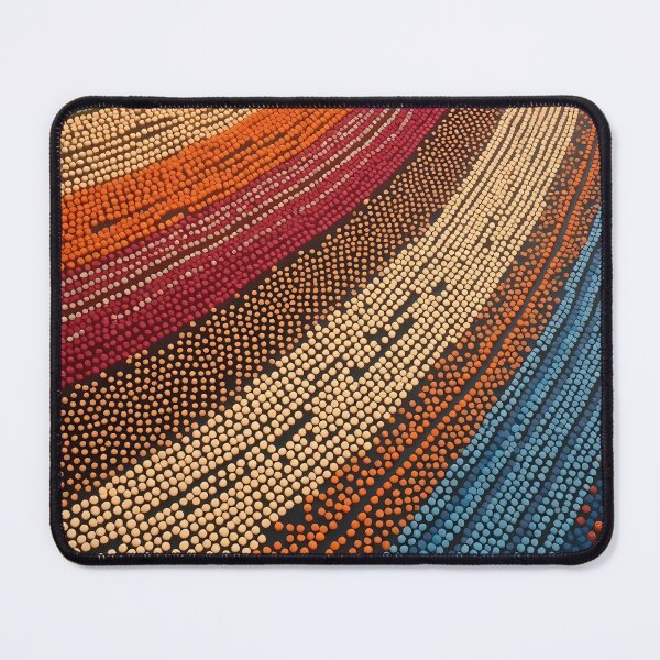 Item preview, Aboriginal Inspired Dot Art - With The Multicolored Streams designed and sold by GrinGalore.