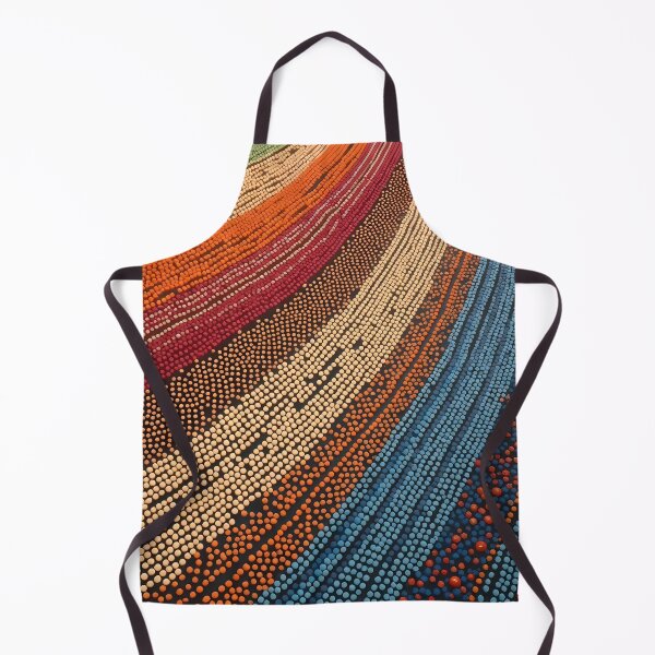 Item preview, Aboriginal Inspired Dot Art - With The Multicolored Streams designed and sold by GrinGalore.
