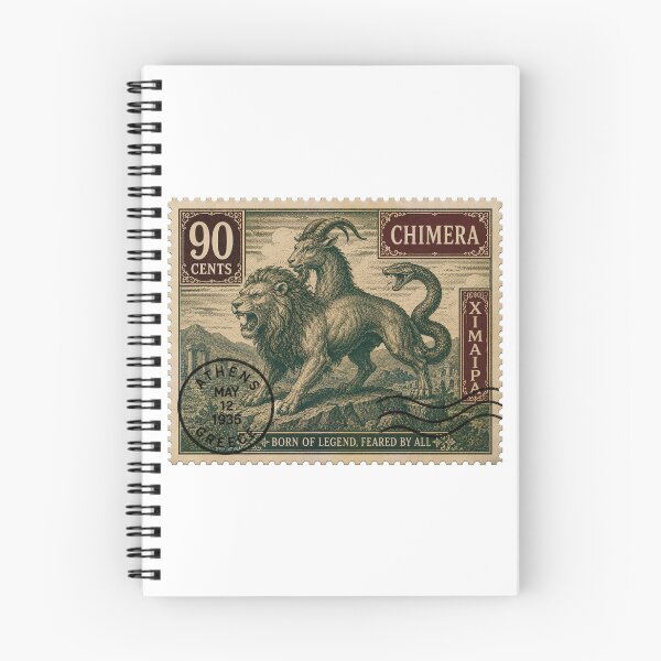 Item preview, Chimera Postage Stamp designed and sold by JJSizzleheimer.