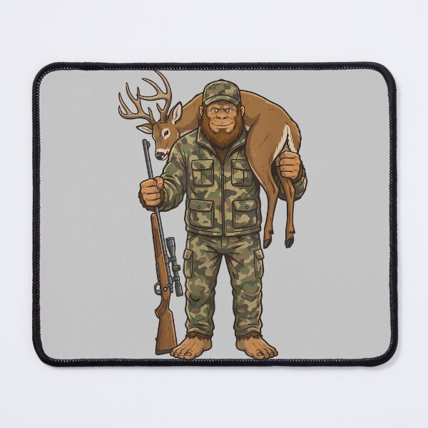Item preview, Bigfoot Hunter Sasquatch Deer Hunting designed and sold by mjohnson9.