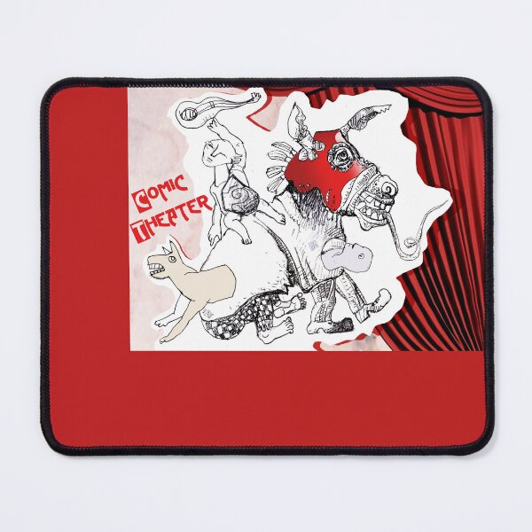 Item preview, Comic Theater With Circus Horse, Clowns, Dog, Singer (Drawing by ACCI) designed and sold by VanyssaGraphics.