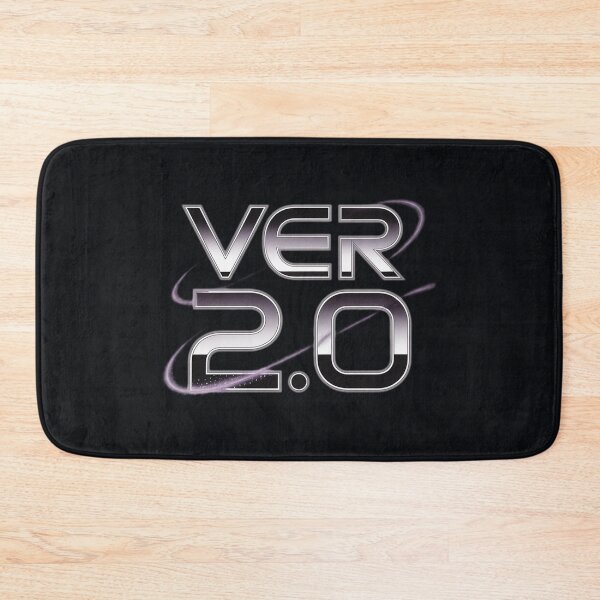 Item preview, Version 2.0 Futuristic Chrome Typography Cyber Aesthetic designed and sold by Meivelle.