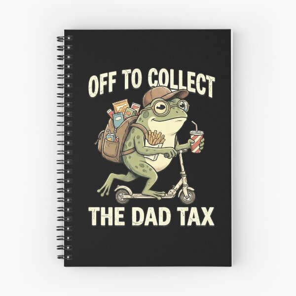Item preview, Off To Collect The Dad Tax Tee, Frog Dad Shirt, Fathers Day designed and sold by RamneekFraty.