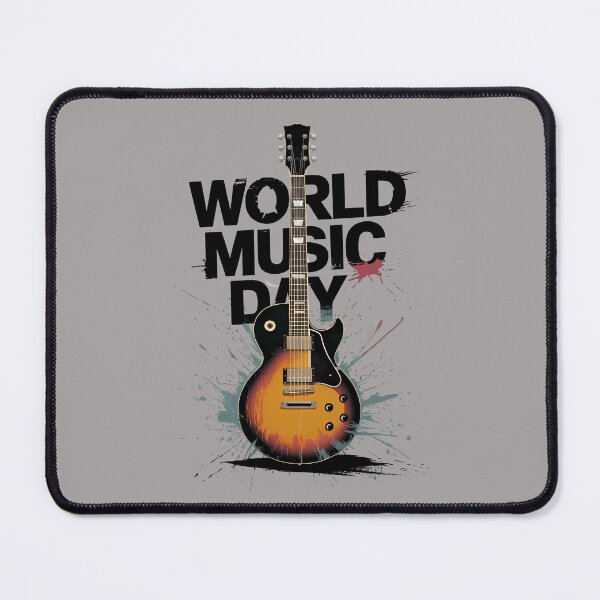 Item preview, Electric Guitar - World Music Day designed and sold by Art-Arcade6.