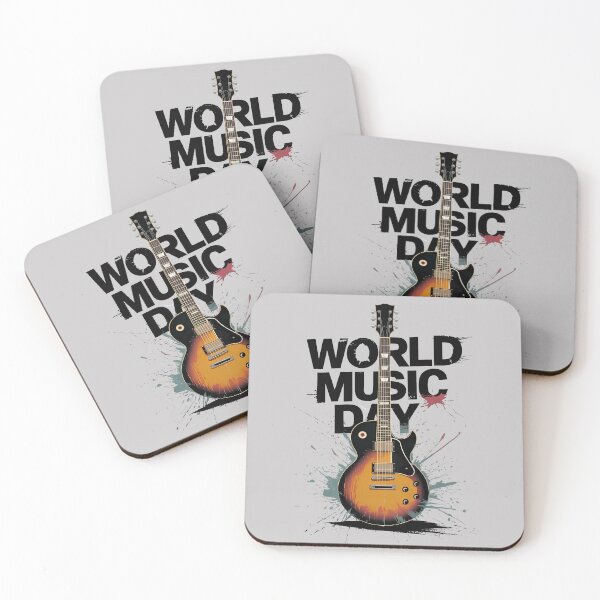 Item preview, Electric Guitar - World Music Day designed and sold by Art-Arcade6.