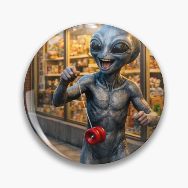 Item preview, Alien Playing with a Yoyo designed and sold by Halifaxartguy.