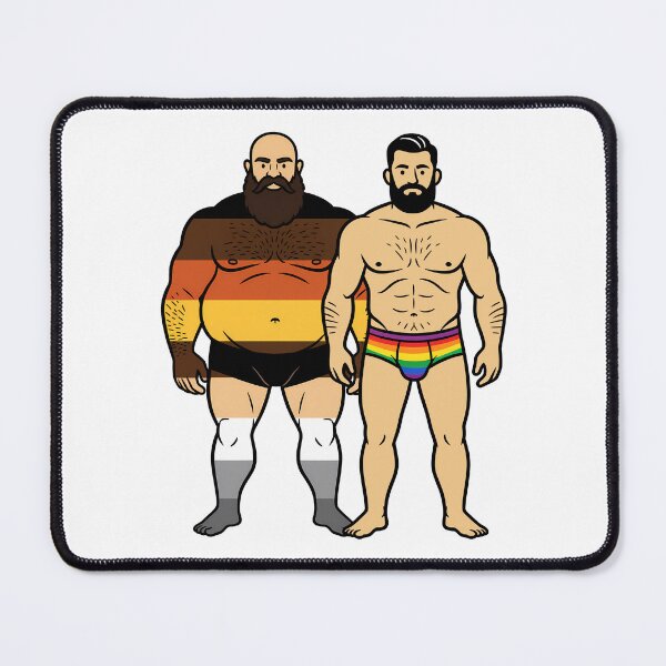 Item preview, Two Bears, One Pride! designed and sold by Black Rainbow Studios.