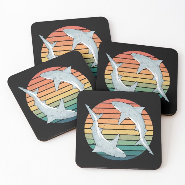 Item preview, Bull Shark Retro designed and sold by NicGrayGraphic.