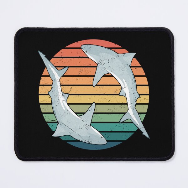 Item preview, Bull Shark Retro designed and sold by NicGrayGraphic.