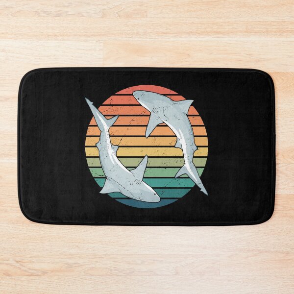 Item preview, Bull Shark Retro designed and sold by NicGrayGraphic.