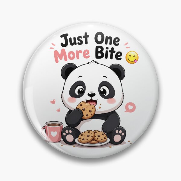 Item preview, Cute Panda Just One More Bite Cookie Lover Kawaii Foodie Design designed and sold by snaperos.