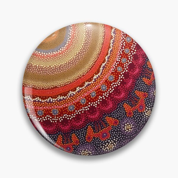 Item preview, Aboriginal Inspired Dot Art - Sunny Shining designed and sold by GrinGalore.