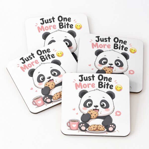 Item preview, Cute Panda Just One More Bite Cookie Lover Kawaii Foodie Design designed and sold by snaperos.