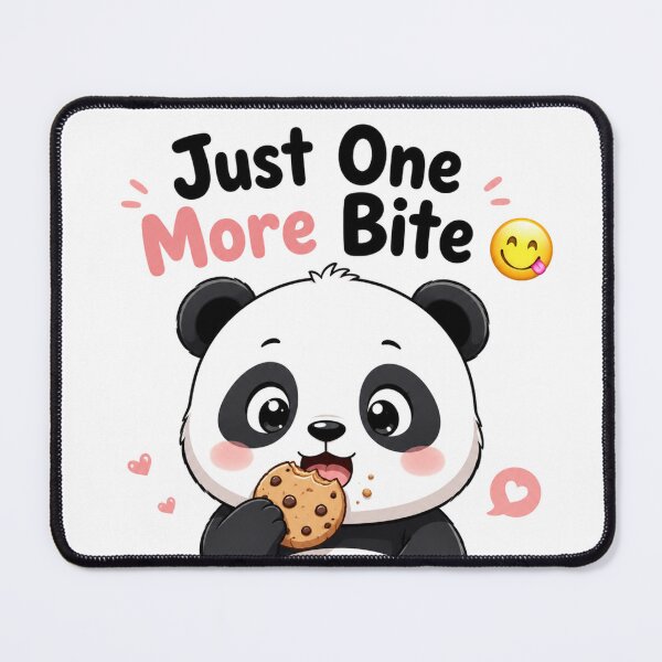 Item preview, Cute Panda Just One More Bite Cookie Lover Kawaii Foodie Design designed and sold by snaperos.