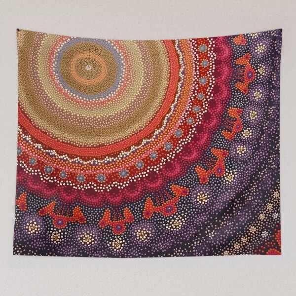 Item preview, Aboriginal Inspired Dot Art - Sunny Shining designed and sold by GrinGalore.