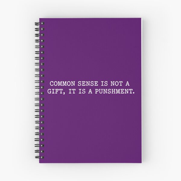 Item preview, Common sense is not a gift designed and sold by Brainy_Prints.