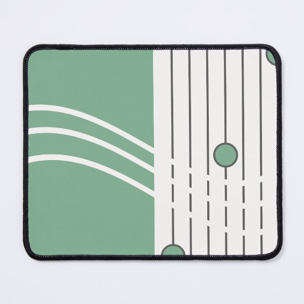 Item preview, The Flow - Sage Green and White Minimalist Geometric designed and sold by artdocaj.