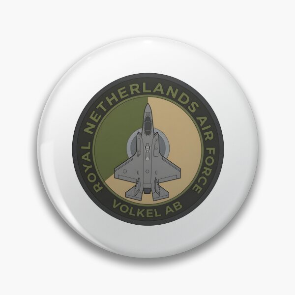 Item preview, Royal Netherlands Air Force Volkel Air Base F-35 Lightning II Operational Patch designed and sold by CharlieDesings.