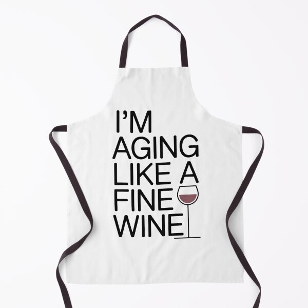 Item preview, I’m Aging Like A Fine Wine - Minimalist Typography Wine Lover Design Elegant Wine Quote designed and sold by ArcticFoxStudio.