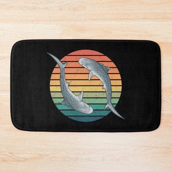 Item preview, Tiger Shark Retro designed and sold by NicGrayGraphic.