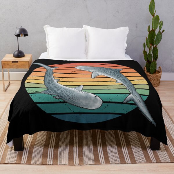 Item preview, Tiger Shark Retro designed and sold by NicGrayGraphic.