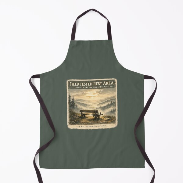 Item preview, Field Tested Rest Area Vintage Outdoor Recovery Poster designed and sold by ChirpInc.