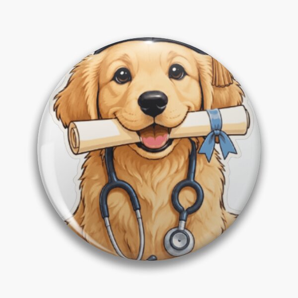 Item preview, Funny Pet Doctor Grad Vet Medicine Graduation Dog designed and sold by Uniqueauraaprints.